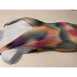 Colorful V-Neck Slip Dress